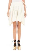 Women's J.w.anderson Drape Linen Miniskirt