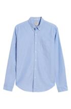 Men's J.crew Slim Fit Stretch Pima Cotton Oxford Shirt - Blue