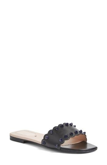 Women's Fendi Studded Slide Sandal Us / 35.5eu - Black