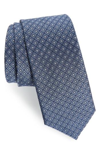 Men's The Tie Bar Wacker Drive Silk Tie, Size - Blue