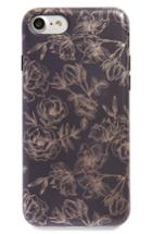 Velvet Caviar Rose Gold Floral Iphone 7 Case - Black