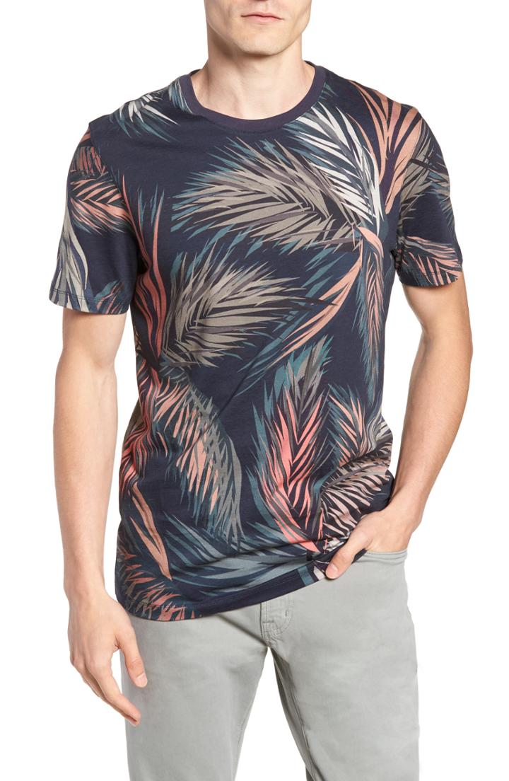 Men's Ted Baker London Pencil Slim Fit T-shirt (l) - Blue