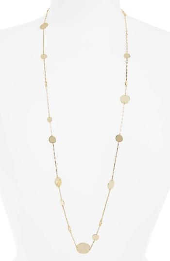 Women's Halogen Long Disc Multistrand Necklace