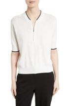 Women's Grey Jason Wu Perforated Knit Top