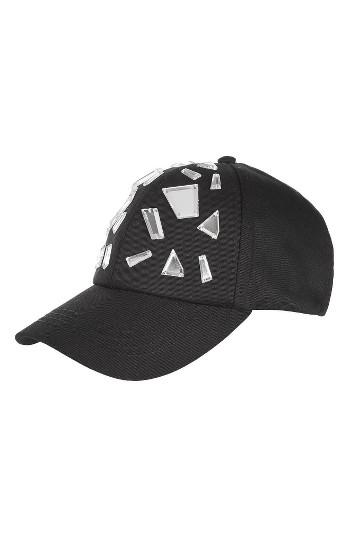 Women's Topshop Embellished Cap - Black