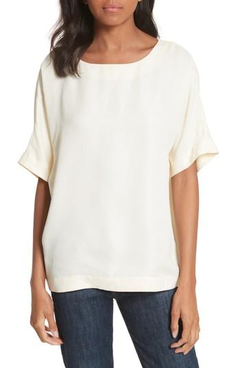 Women's Tibi Easy Top - Ivory