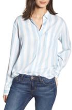 Women's Rails Ingrid Stripe Chambray Shirt - White