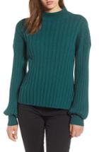 Women's Leith Easy Rib Pullover Sweater, Size - Green