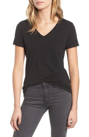 Women's Amour Vert Nico V-neck Tee - Black