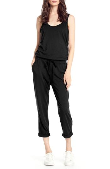 Women's Michael Stars Tank Style Jumpsuit - Black