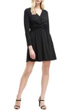 Women's French Connection Alexia Crepe Jersey A-line Dress - Black