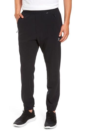 Men's Hurley Alpha Jogger Pants, Size - Black