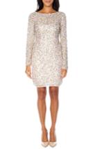 Women's Lace & Beads Akiko Sequin Cocktail Dress - Pink