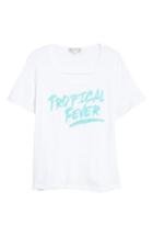 Women's Wildfox Tropical Fever Rip Neck Tee