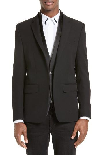 Men's Givenchy Satin Shawl Sport Coat