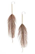 Women's Serefina Rhea Feather Drop Earrings