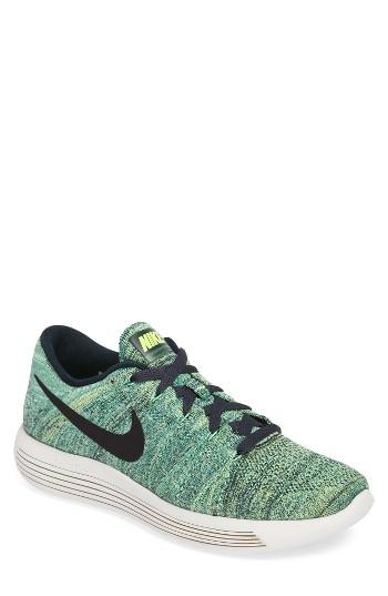 Men's Nike 'lunarepic Low Flyknit' Running Shoe .5 M - Black