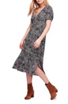 Women's Free People Looking For Love Midi Dress - Black