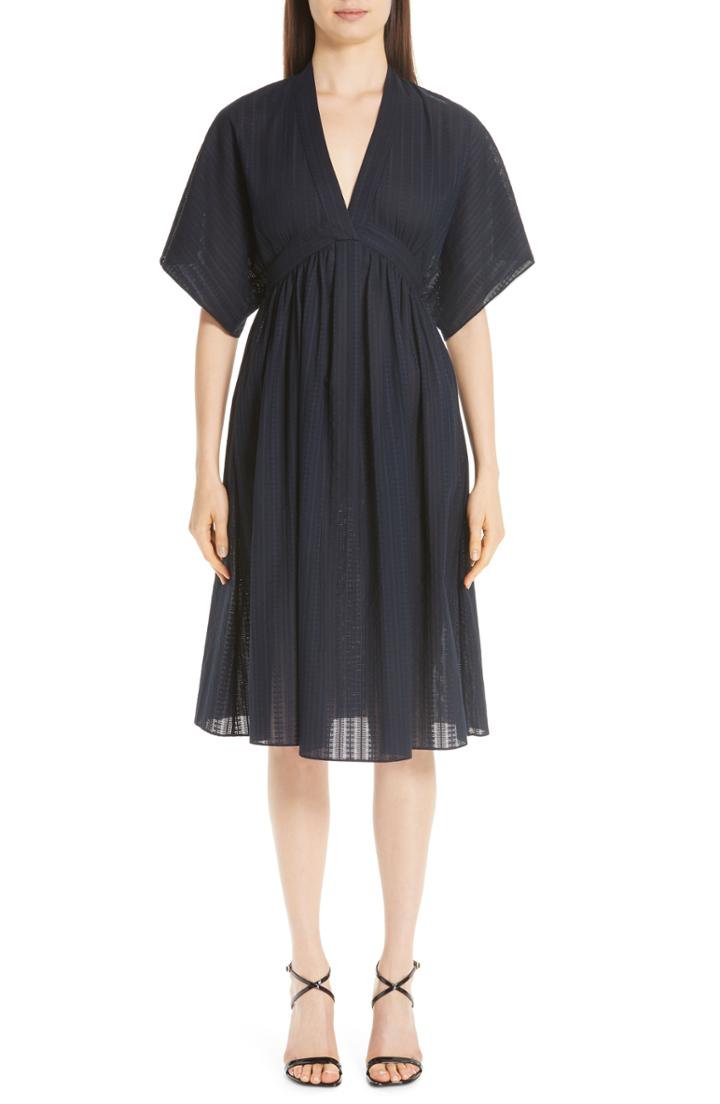 Women's Adam Lippes Swiss Voile Dress - Blue