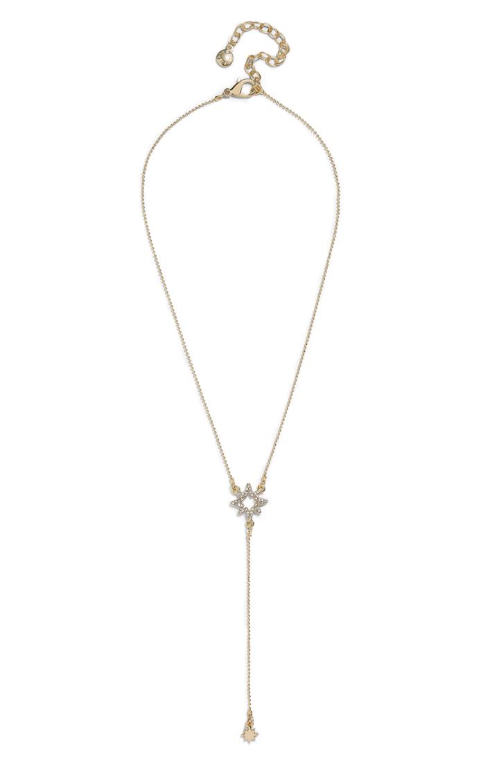 Women's Baublebar Double Star Lariat Necklace