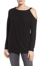 Women's Gibson Open Shoulder Fleece Top
