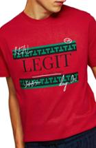 Men's Topman Legit Graphic T-shirt, Size - Red