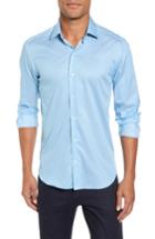 Men's Culturata Slim Fit Stripe Twill Sport Shirt - Blue