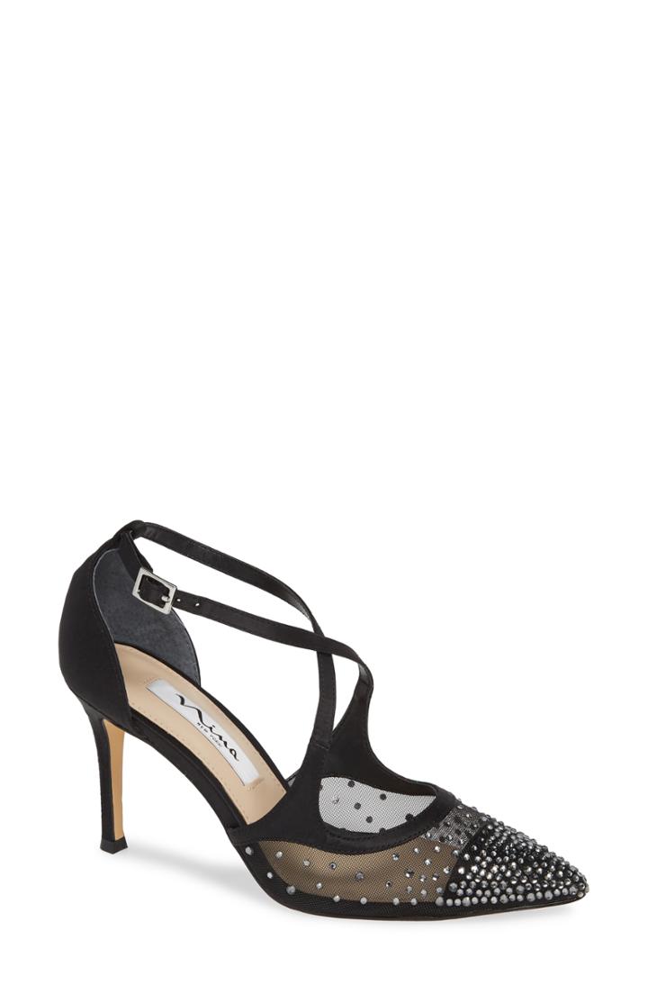 Women's Nina Conetta Pump M - Black