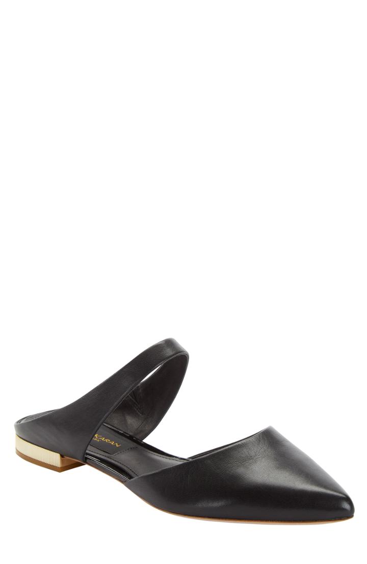 Women's Donna Karan Paris Pointy Toe Mule M - Black