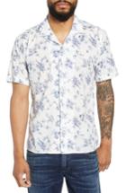 Men's Gitman Trim Fit Safari Print Camp Shirt - White