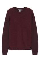 Men's Calibrate Boiled Wool Blend Crewneck Sweater - Red
