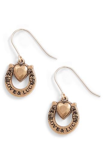 Women's Alex And Ani Fortune's Favor Drop Earrings