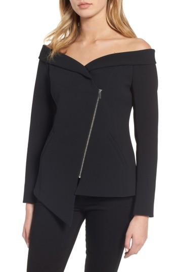 Women's Trouve Off The Shoulder Blazer - Black