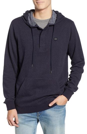 Men's Rvca Lupo Pullover Hoodie - Blue