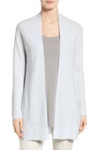 Women's Eileen Fisher Wool Kimono Cardigan, Size - Blue