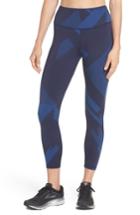 Women's Brooks Formation Crop Leggings - Blue