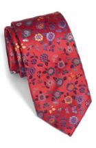 Men's Bugatchi Floral Silk Tie