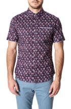 Men's 7 Diamonds Fan Fare Woven Shirt - Blue