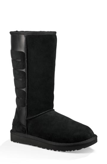 Women's Ugg Sparkle Classic Boot, Size 6 M - Black