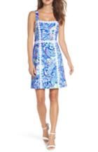 Women's Lilly Pulitzer Janelle Stretch Sheath Dress - Blue