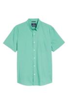Men's 1901 Slim Fit Flamingo Print Sport Shirt, Size - Green