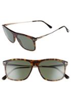 Men's Tom Ford Max 57mm Polarized Sunglasses - Dark Havana/ Green Polarized