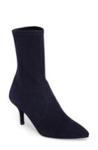 Women's Stuart Weitzman Cling Stretch Bootie .5 M - Blue
