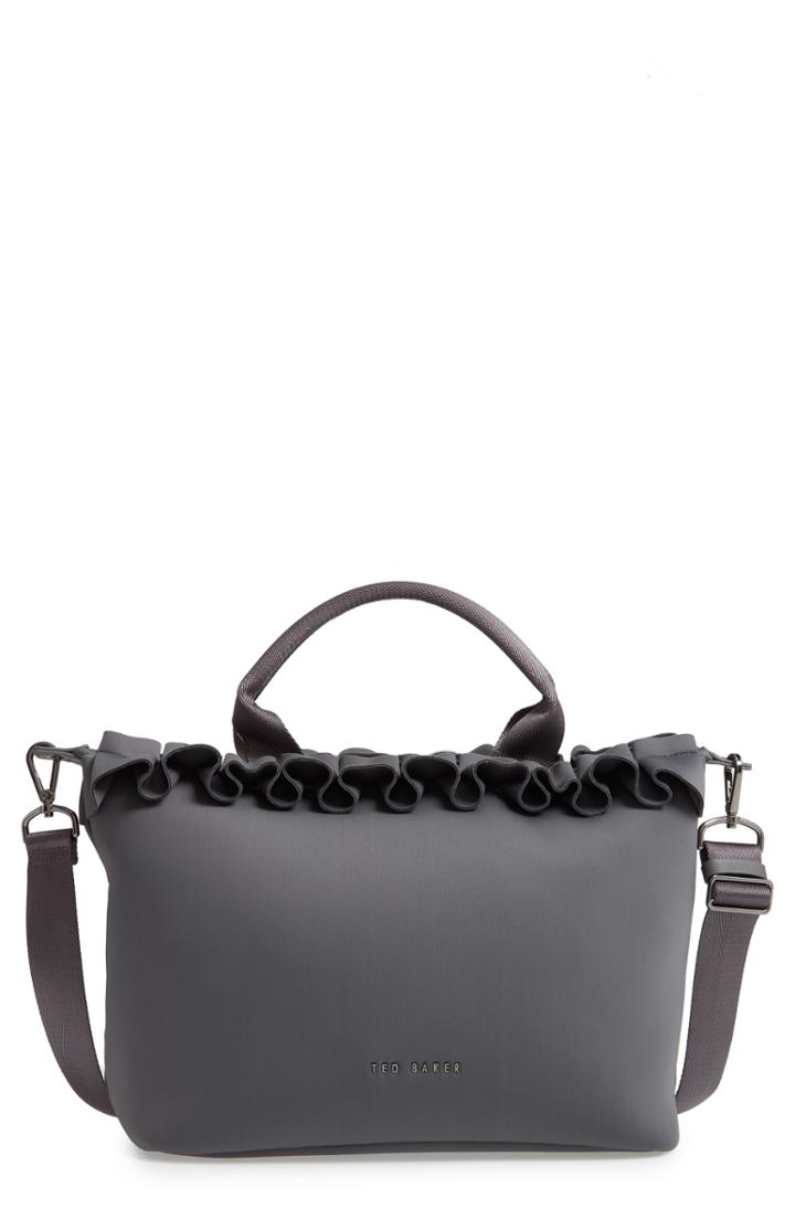 Ted Baker London Ryllee Ruffle Tote - Grey