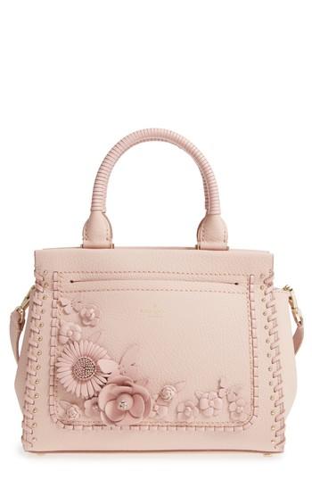 Kate Spade New York Madison Layden Floral Small Larissa Satchel - Pink