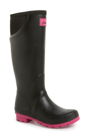 Women's Joules 'neola' Rain Boot M - Black
