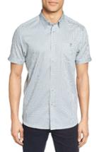 Men's Ted Baker London Munkee Extra Trim Fit Diamond Print Sport Shirt