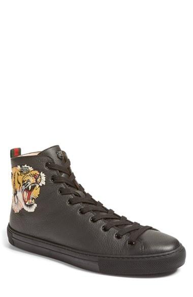 Men's Gucci Major High Top Sneaker Us / 6uk - Black