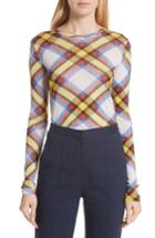 Women's Diane Von Furstenberg Fitted Print Top, Size - Ivory