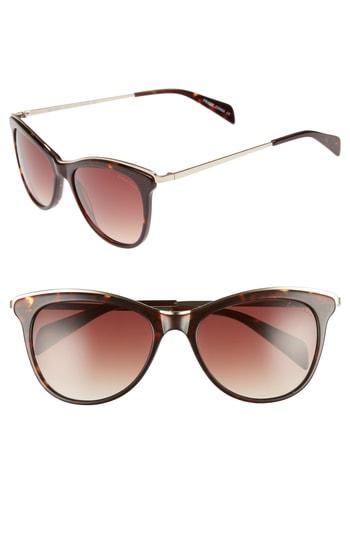 Women's Draper James 56mm Cat Eye Sunglasses - Tortoise